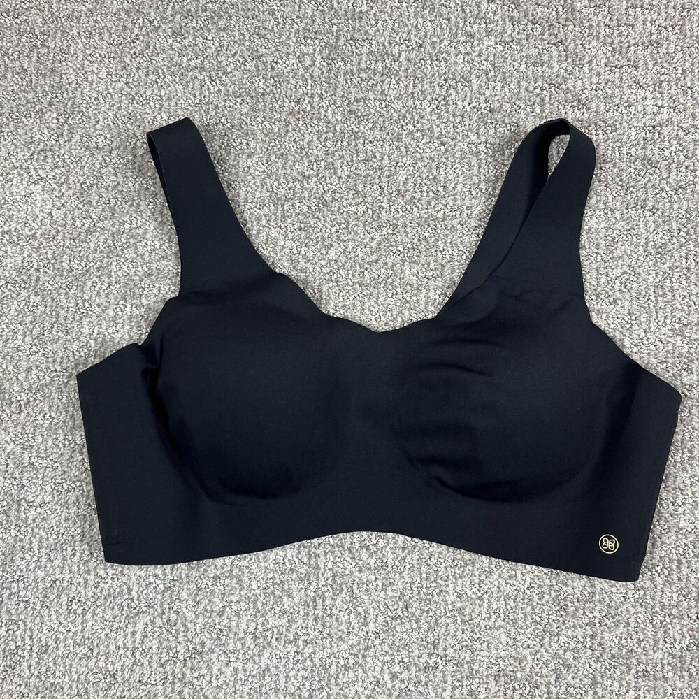 Honeylove Bra Womens 1X Black Seamless Wireless T-Shirt Plus Size Comfort